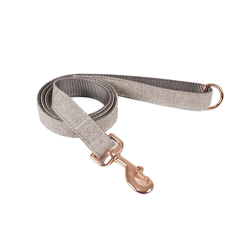 Denim Collar and Lead Set