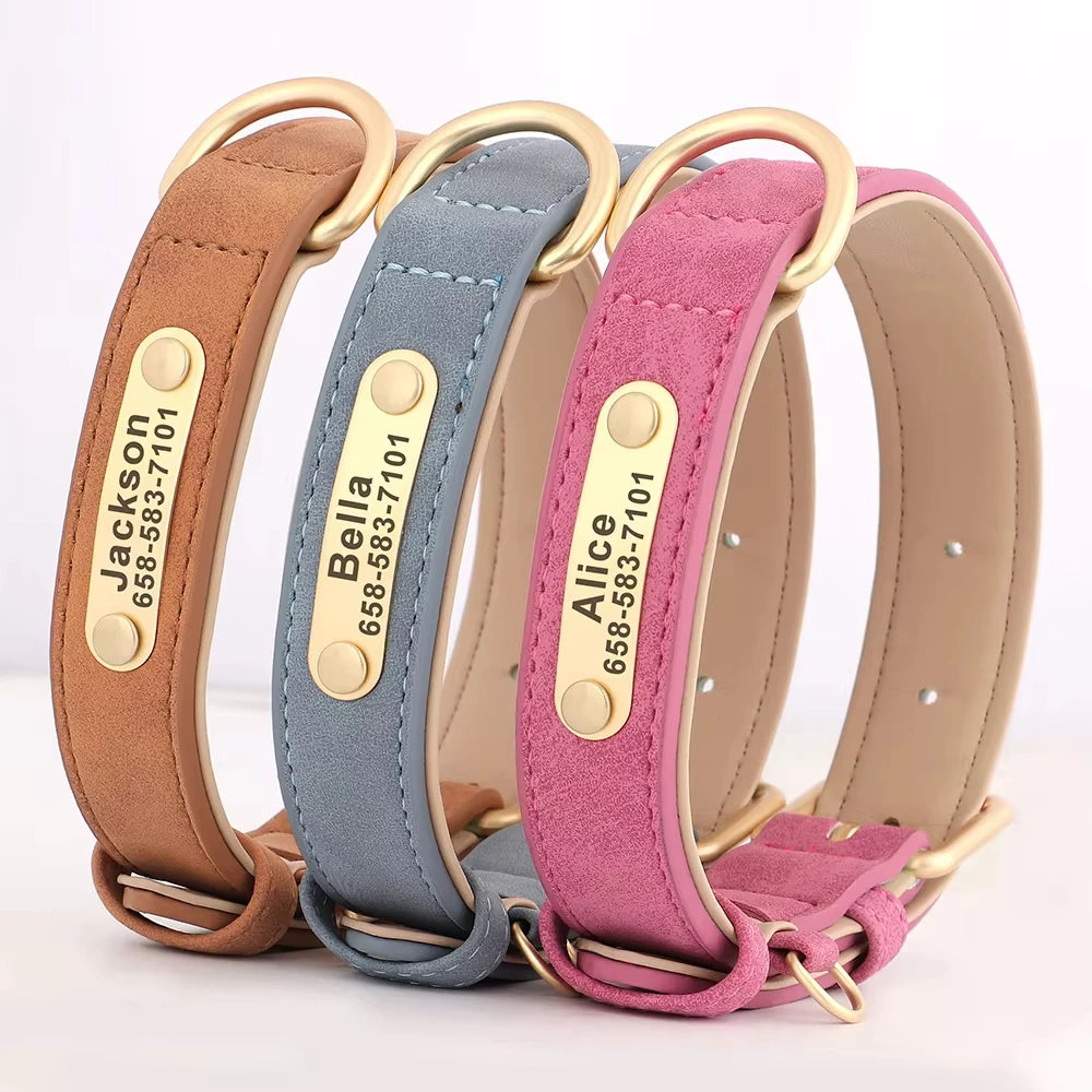 Personalised Leather Collar