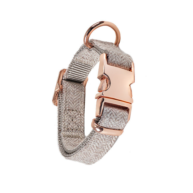Denim Collar and Lead Set