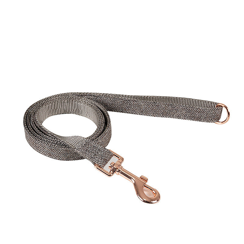 Denim Collar and Lead Set