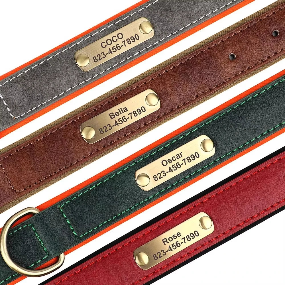 Personalised Leather Collar