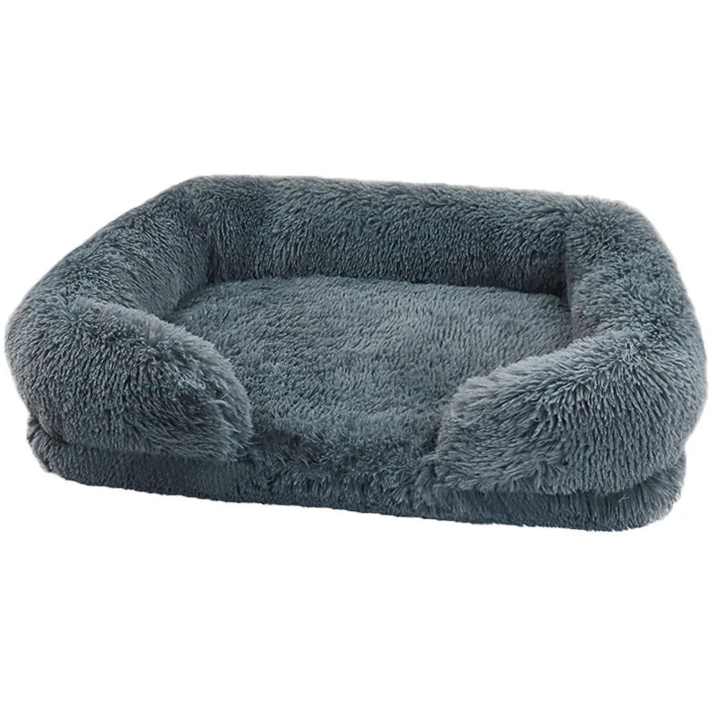 Sofa-Style Bolster Bed with Removable Cushion
