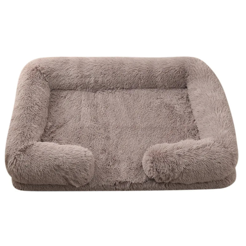 Sofa-Style Bolster Bed with Removable Cushion