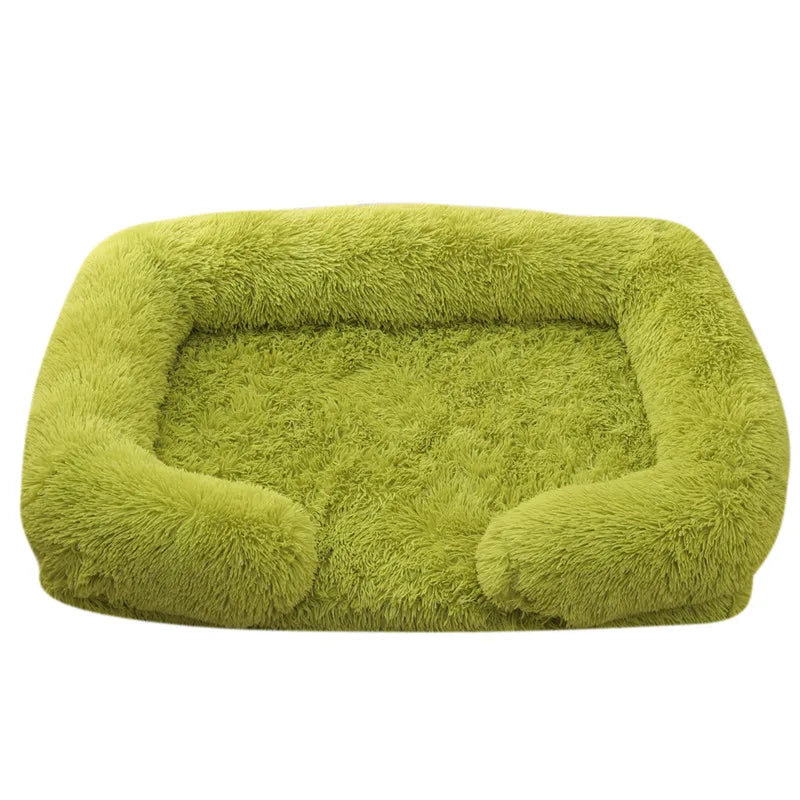 Sofa-Style Bolster Bed with Removable Cushion