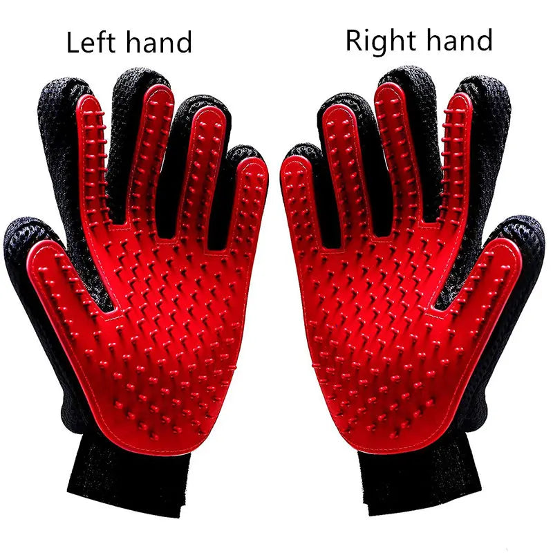 Rubber Bath and Grooming Glove