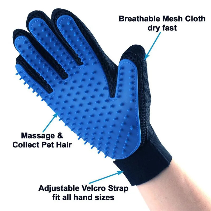 Rubber Bath and Grooming Glove