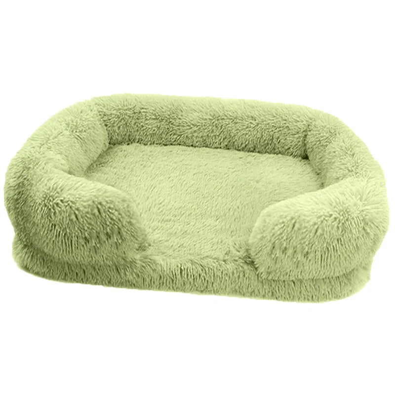 Sofa-Style Bolster Bed with Removable Cushion