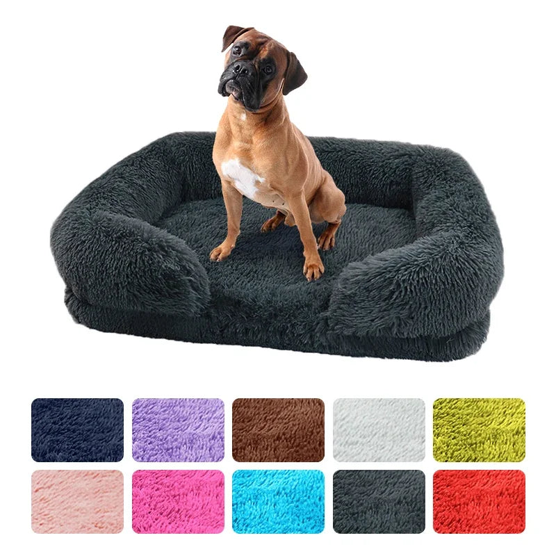 Sofa-Style Bolster Bed with Removable Cushion