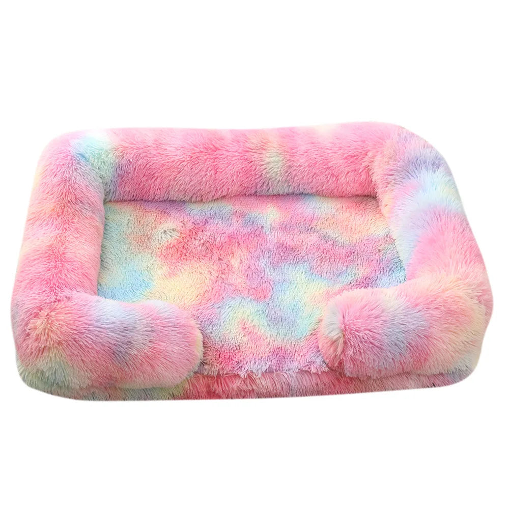 Sofa-Style Bolster Bed with Removable Cushion