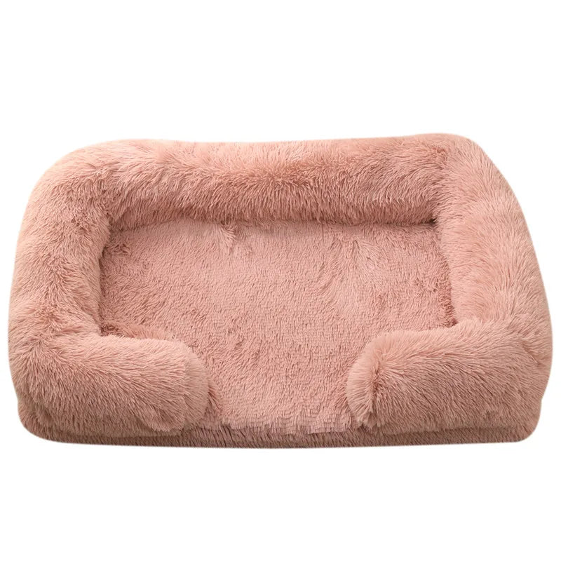 Sofa-Style Bolster Bed with Removable Cushion
