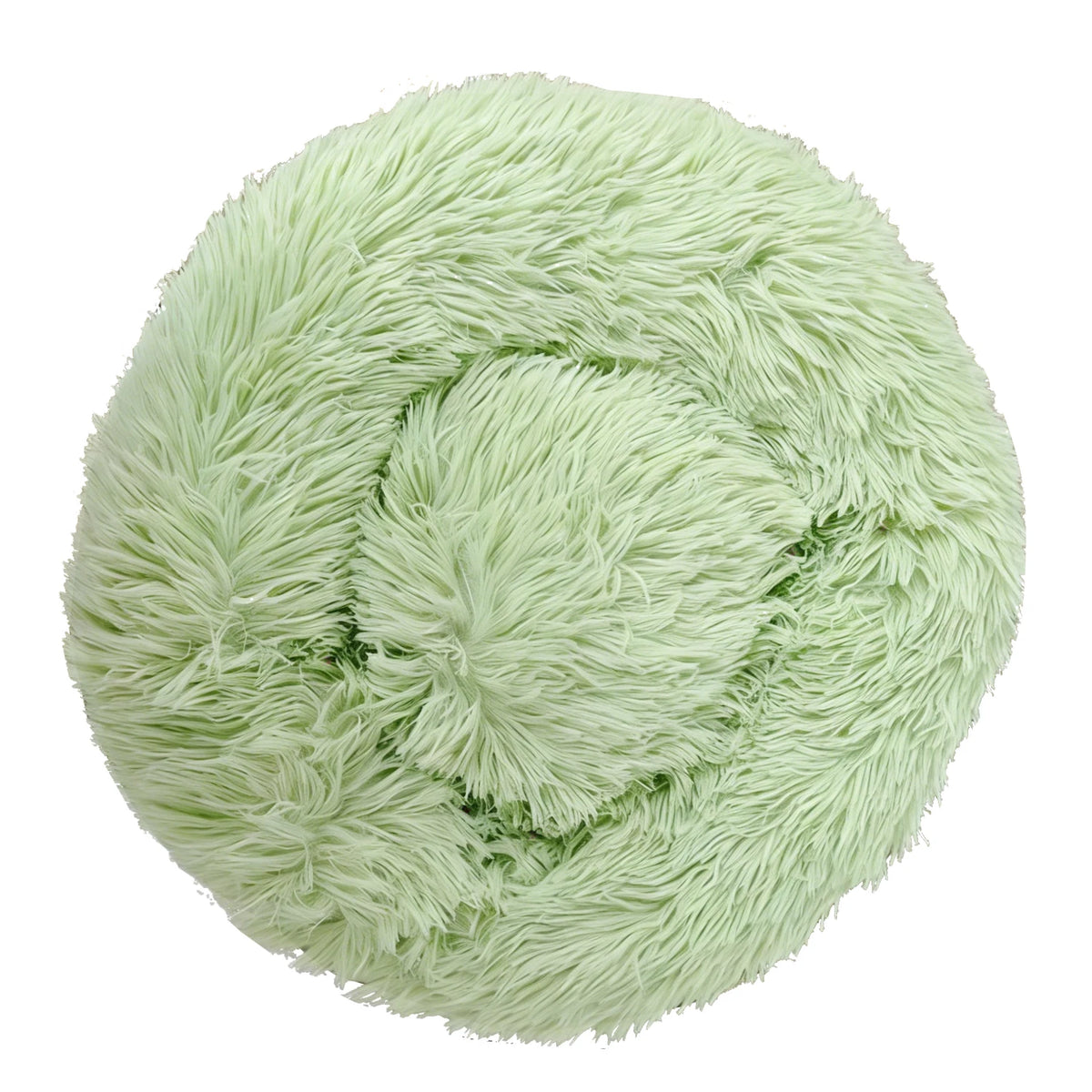 Fluffy Round Snuggle Bed