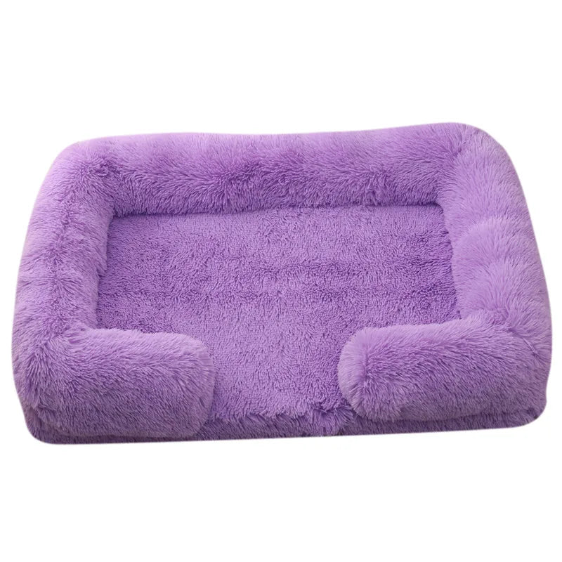 Sofa-Style Bolster Bed with Removable Cushion