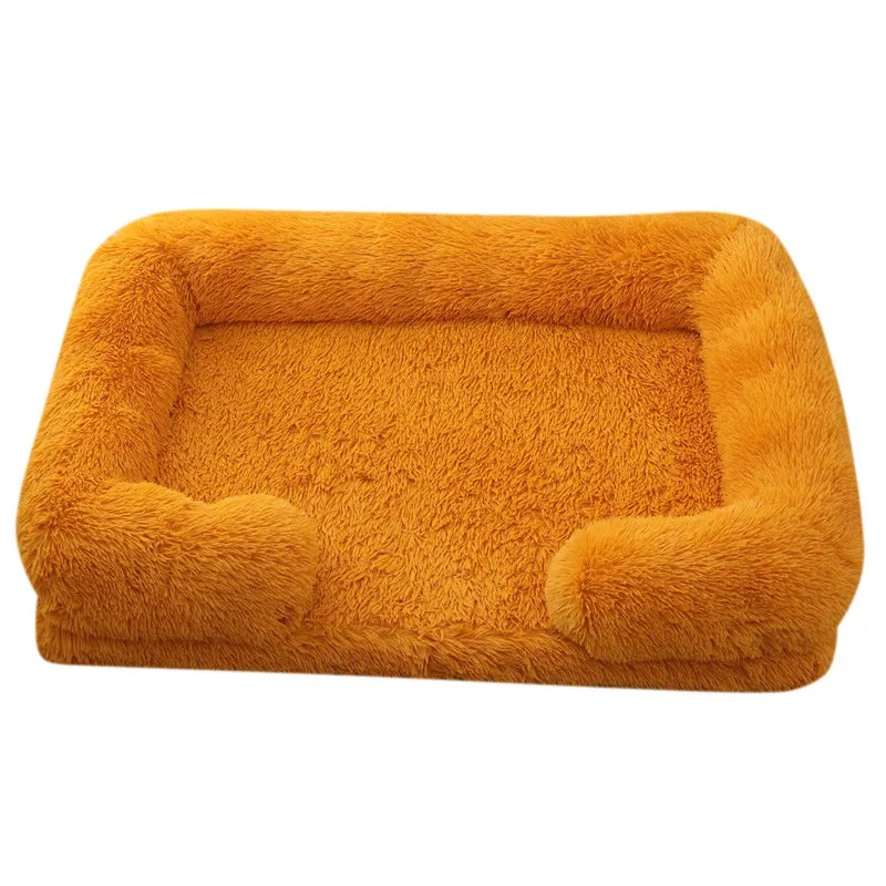 Sofa-Style Bolster Bed with Removable Cushion