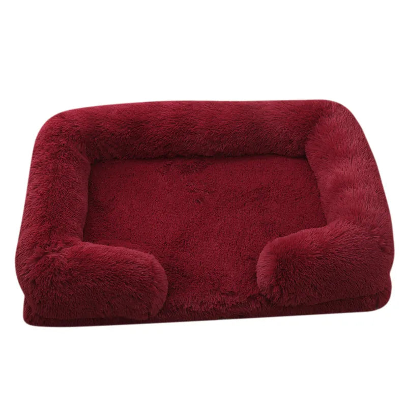 Sofa-Style Bolster Bed with Removable Cushion