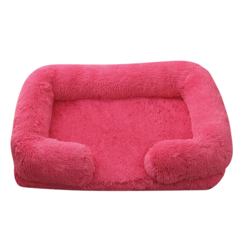 Sofa-Style Bolster Bed with Removable Cushion