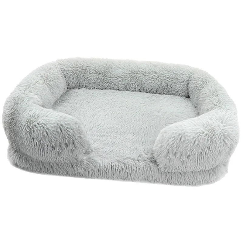 Sofa-Style Bolster Bed with Removable Cushion