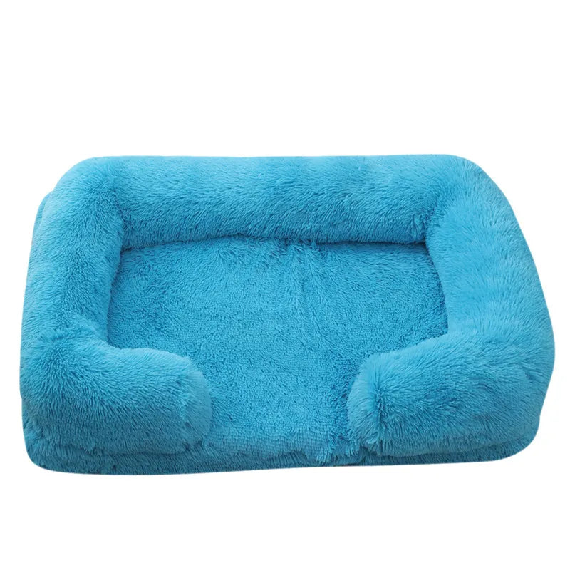 Sofa-Style Bolster Bed with Removable Cushion