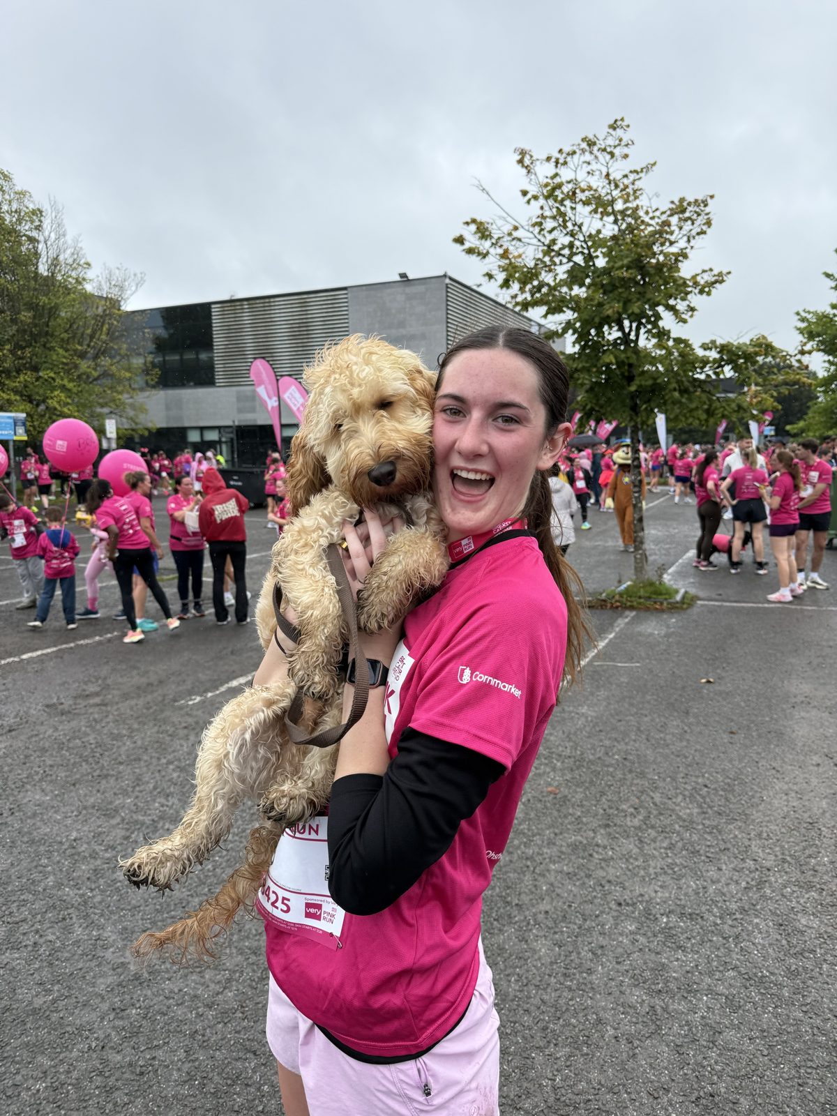 Charlie after a charity fun run